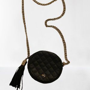 Black Leather Bag | Purificacion Garcia